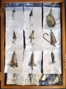 Lures – Collection of South West Country Tackle Makers Lures from 1900-1930 (13) – 9x Hearder