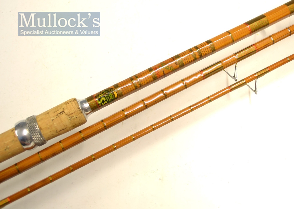 Sealey Octopus Ess The Rover 11ft 3p split cane bottom rod – with red agate lined butt and tip - Image 2 of 2
