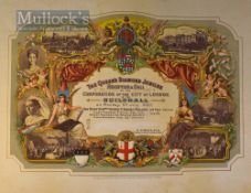 Invitation To The Queen’s Diamond Jubilee Reception & Ball In The Guildhall, London. Monday 5th July