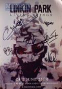 Autographs – Music - Linkin Park Signed Magazine Page - Signed by 6 Inc Chester Bennington. American