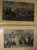 Selection of Large Woodblock Illustrations from various publications, measuring approx. 50x35cm