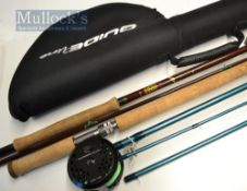 Hardy and Ron Thompson fly rods and reel (2) – Hardy The Esk 10ft 2pc line 7# - with lined butt