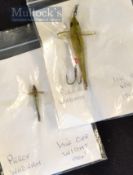 Lures - 2x interesting Percy Wadhams Artificial Nature Baits – 1.25” to 2.75” body lengths