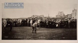 Early photograph 1886 Amateur Golf Championship played at St Andrews from the original glass