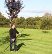 Good Auger The Sea King Beach Caster: 14ft 2pc spliced in carbon tip (2-8oz) – gilt anodized reel