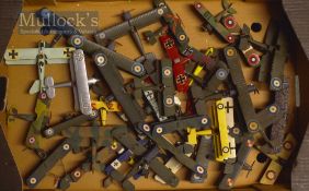 Aviation Airfix Model selection all made, well presented, without boxes, includes various bi planes,