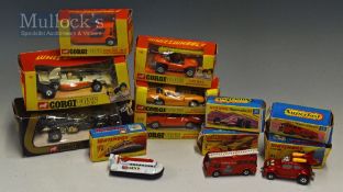 Selection of Corgi Toys and Matchbox Diecast Models to include Bond Bug 389, 395 Fire Bug, 377