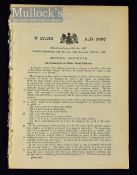 Early Patent For Improvements In The Motor Car 1898 - A 5 page publication by the Patent Office in
