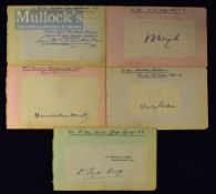 Autographs - Great Collection of British Prime Ministers Autographs To include Rt Hon David Lloyd