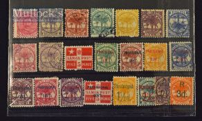 Samoa - Early interesting collection of 22 different postage stamps Circa 1880s – 1890s including