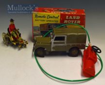 Paye Tinplate Clockwork 3 wheeled Carriage Printed tinplate with driver unboxed together with Marx