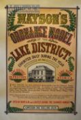 Lake District - Keswick Impressive Poster Advertising “Maysons Ordnance Model Of The Lake District”,