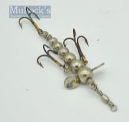 Allcocks Water Witch Bait – the vanes stamped Patent and No. 13247 - fitted with 3x treble hooks –