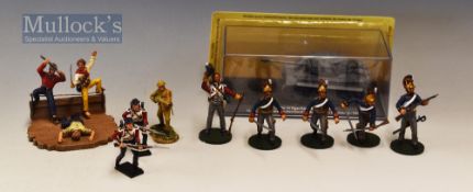 Selection of Military Metal Figures to include Corgi Forward March Battle of Trafalgar Royal Navy