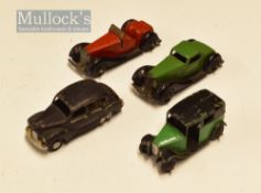 Dinky Toys Diecast Model Selection to include Austin Devon, 2x Rovers and a Green Taxi, all loose,