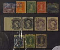 Canada - New Brunswick And Nova Scotia. Early Stamp Collection 1860s Collection of 12 different
