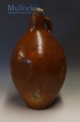 Large Early Bellarmine Salt-Glazed Stoneware Jug marked ‘4’, no apparent maker’s mark, moulded rim