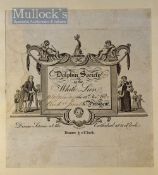 Bristol Dolphin Society 1822 Charitable Institution Still In Existence Invitation - to Annual