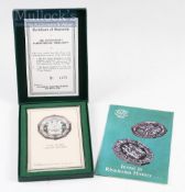 10th Anniversary Independence of Rhodesia Medallion Limited 1275 / 1500 fine silver 62g, Minted by