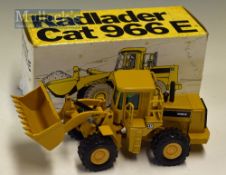 NZG Caterpillar Loader Wheel Loader No 237 Diecast Model Toy Cat 966E in yellow, with original