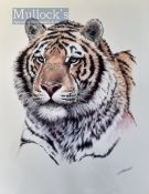 Guy Coheleach “Siberian Hunter” Signed Fine Art Lithograph with Certificate of Authenticity, f & g