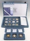 Royal Mint the Masterpiece 2000 Millennium Collection Part set 15 from 24 to consist of France