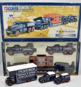 1989 Corgi Toys Commercial Pickfords D74/1 Diecast Model Toy Set includes Morris Minor, Fordson