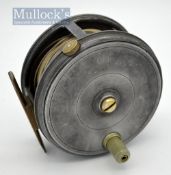 Playfair Aberdeen Perfect style alloy salmon fly reel - 4.25