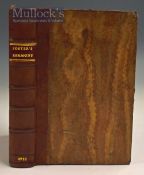 Sermons 1773 by James Foster Book 2nd edition printed by J. Noon, London, bound in quarter calf,