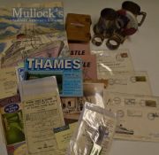 Large Collection of Maritime Union Castle Line Ephemera To consist of Menus, postcards, maps,