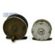 2x Cole & Son Portsmouth Alloy and brass trout fly reels – 3” and 2 3/8” both with brass plate wind, - Image 1 of 2