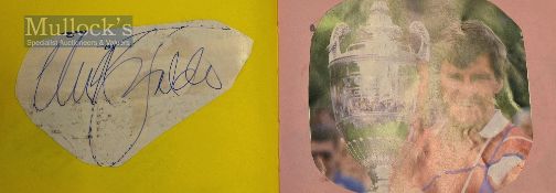 Sporting autograph album signed to every page by mostly well known golfers together with