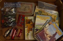 Mixed Selection of Airfix Figures includes Meccano magazines, various diecast models and some