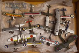 Aviation Airfix Model selection all made, well presented, without boxes, includes bi planes, plus