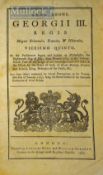 1785-186-1787-1788 Acts of Parliament – 44 Acts in one volume each with separate title page with