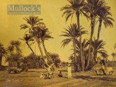 India - A View Near Lahore Photograph 1880 - black and white, Bourne And Shepherd Around 1880, on