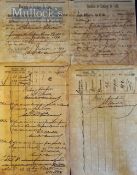 Cuba - Emilio Bacardi signed documents from the time of the Spanish-American War (1898 - 1902) these