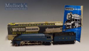 Wrenn W2210 4-6-4 A4 Class OO Gauge ‘Mallard’ Locomotive 4468 LNER in garter blue, instruction,