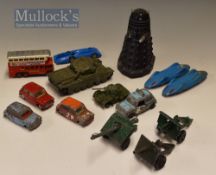Mixed Diecast Dinky and Corgi Toys Selection to include Military Centurion Tank 651, armoured car