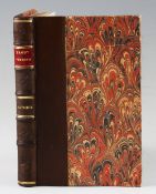 Cutcliffe, H C – The Art of Trout Fishing on Rapid Streams 1883 old style leather spine marble