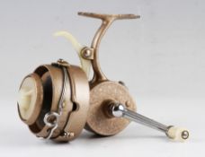 Scarce Geo F Ball & Co Ltd Wolverhampton F-r-e-e F-l-o vintage spinning reel - with trigger bail