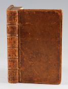 Brookes, R – The Art of Angling 1766 printed by T Lowndes, engraved frontis plate 135 woodcuts of