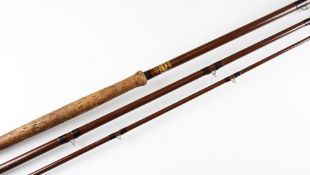 Bruce and Walker Handbuilt Cordon Bleu Salmon fly Rod – 13ft 3” 3pc – line 10-11# - anodised screw