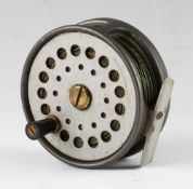 Sharpe’s Aberdeen The Gordon alloy fly reel: 3.75” Centre brass screw, black handle, alloy 2 screw