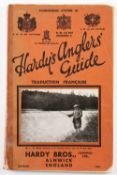 Hardy Angler's Guide 1934 in fair condition with general wear. Covers has rips, repaired taped spine