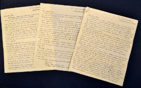 Richard Walker Letters (3) from December 1984 to Jan 1985 – again covering all subjects including