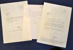 Richard Walker Letters 1983 (3) -17/3, undated, and 8/4/83 – typed and hand written each hand signed
