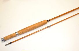 Fine Hardy Bros “The Phantom” palakona fly rod – 8ft 2pc - line 5# - clear agate lined butt