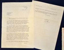 Richard Walker Letter 1983 – 2nd May - 2x page 5x paragraph typed letter and hand signed Dick – a