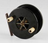 Allcock Bakelite Sea Aerial trotting reel - 4” dia with no makers detail stamp marks – spins